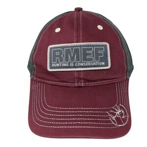 RMEF Sponsor Hunting Is Conservation Baseball Cap Multicolor One Size Adjustable